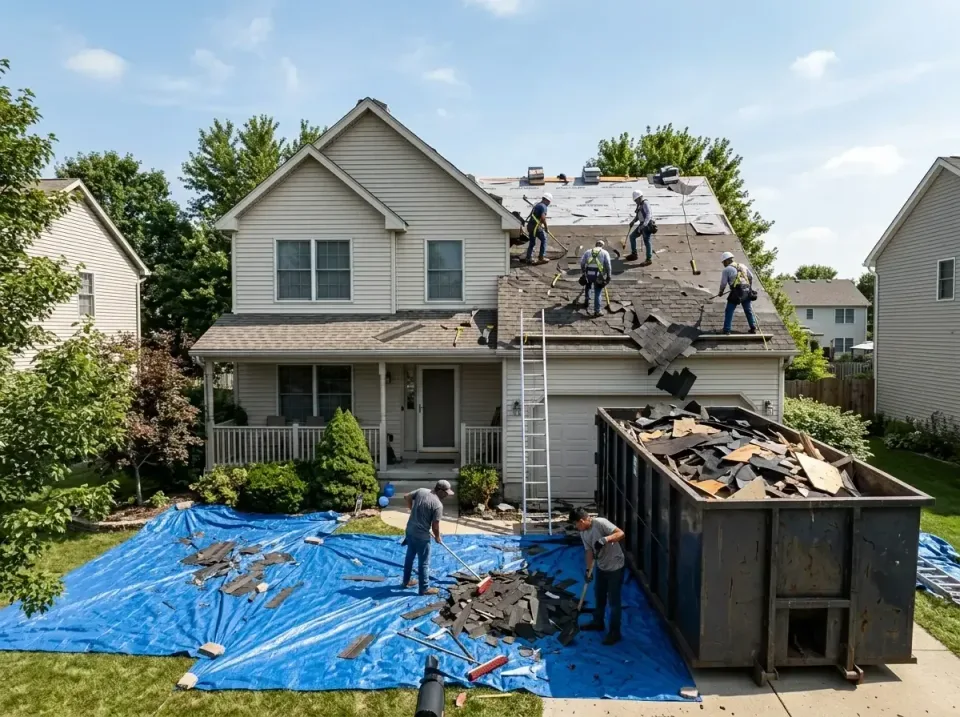 roof-replacement-debris-remova-004 — frequently asked questions, Cheapest Dumpster Rentals in Merrionette Park, IL